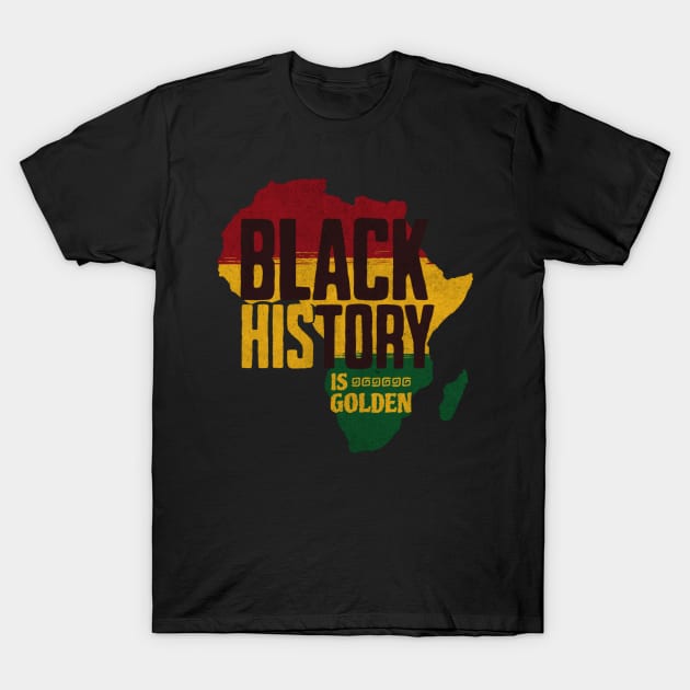 Black History Month Afro Melanin Black Women T-Shirt by Magnificent Butterfly